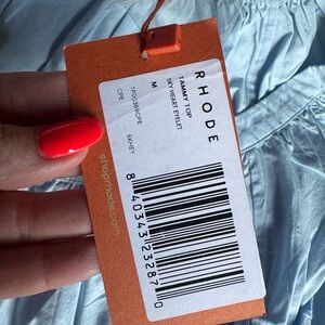Rhode Sky Blue Tammy Top